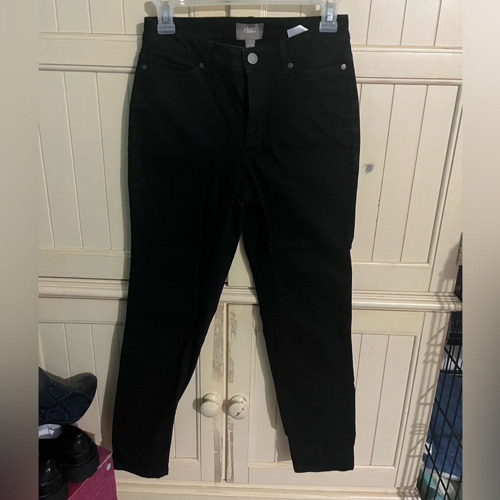 Motto Straight Leg Black Jeans